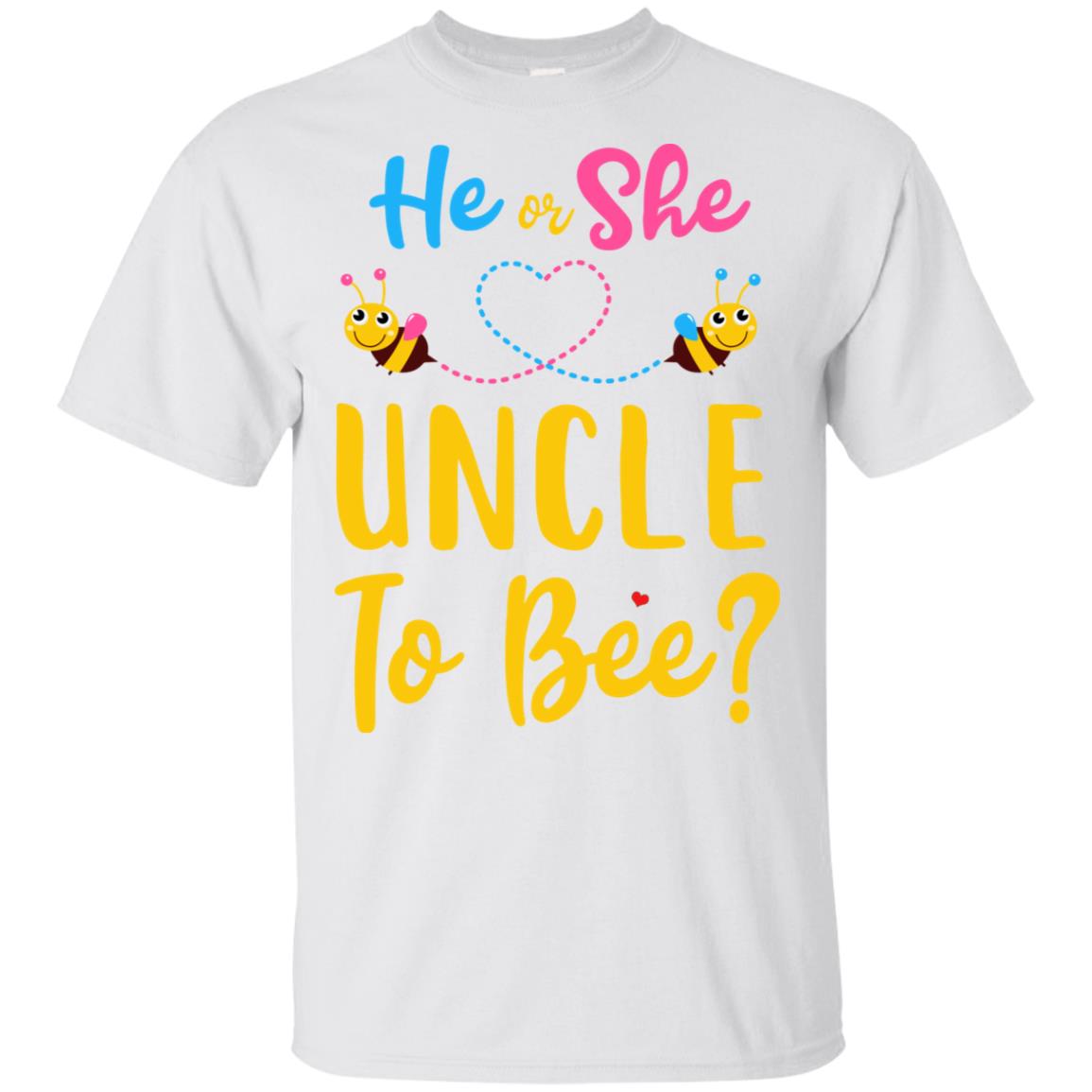 Gender Reveal Pink Or Blue What Will It Bee He Or She Uncle Shirt Hoodie Teecentury Com