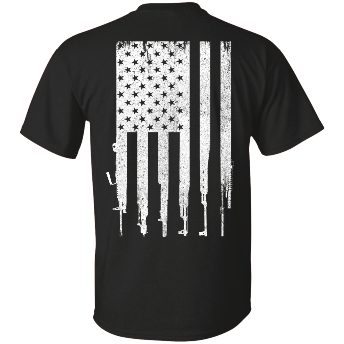 american flag rifle shirt