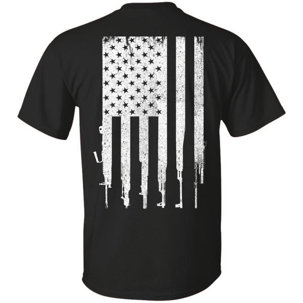 Rifle American Gun Flag Shirt & Hoodie - Teecentury.com