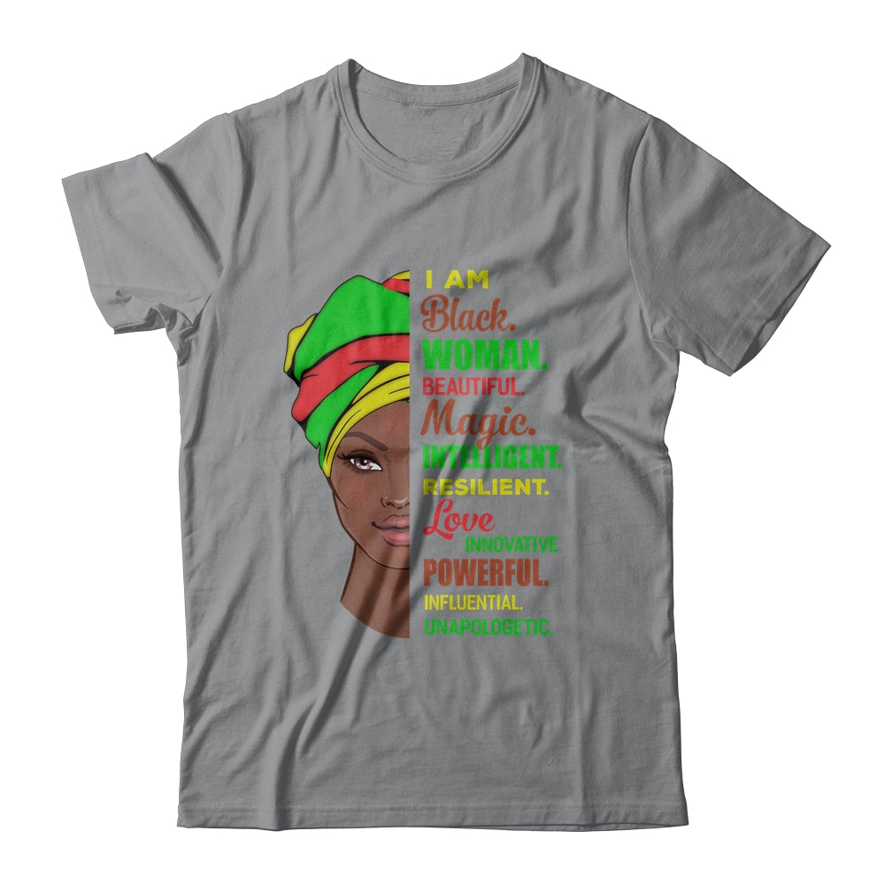 I Am Black Woman Black History Month Shirt & Tank Top - Teecentury.com