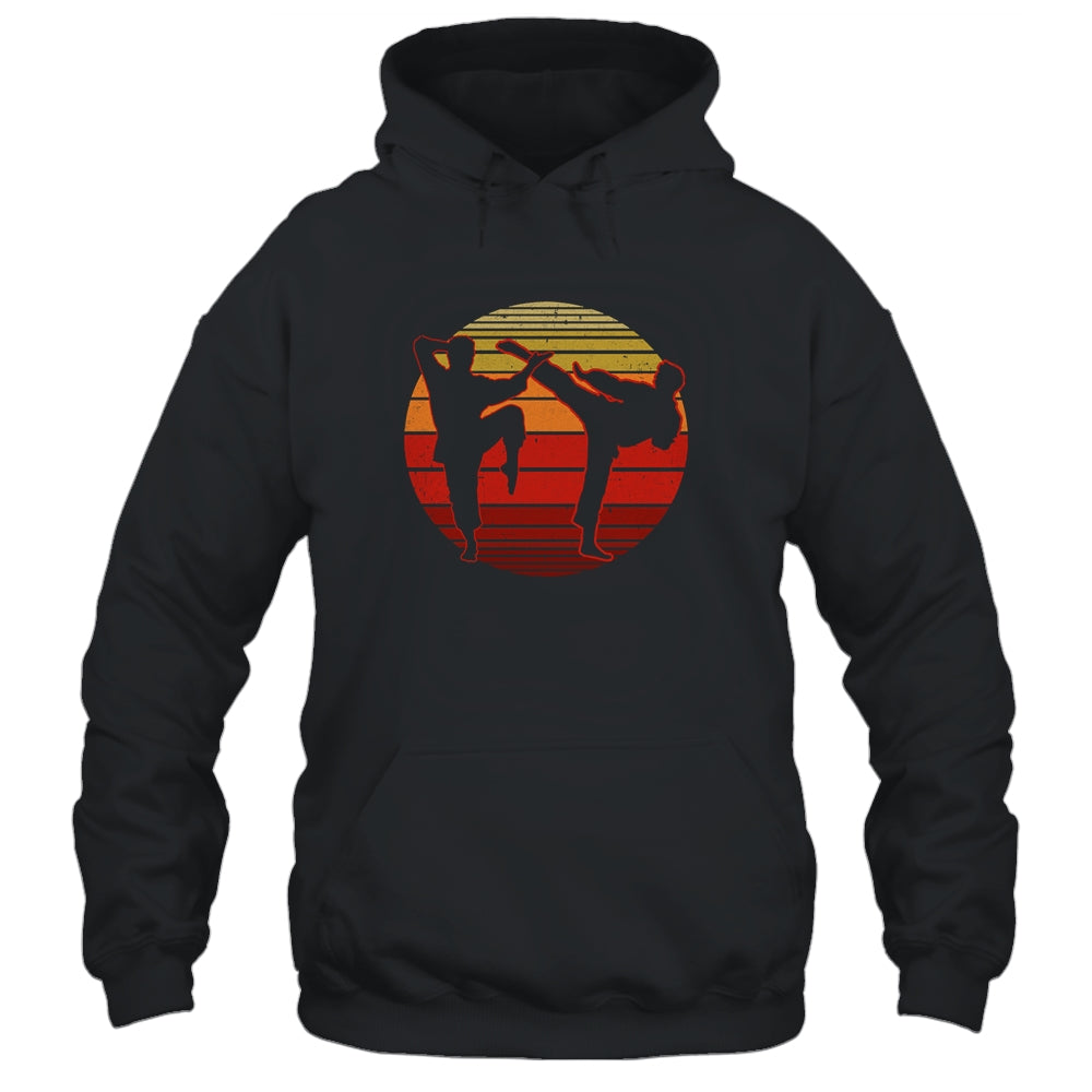 Martial Arts Fighter Retro Warrior Karate Shirt & Hoodie - Teecentury.com