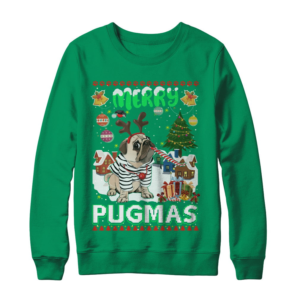 merry pugmas sweater