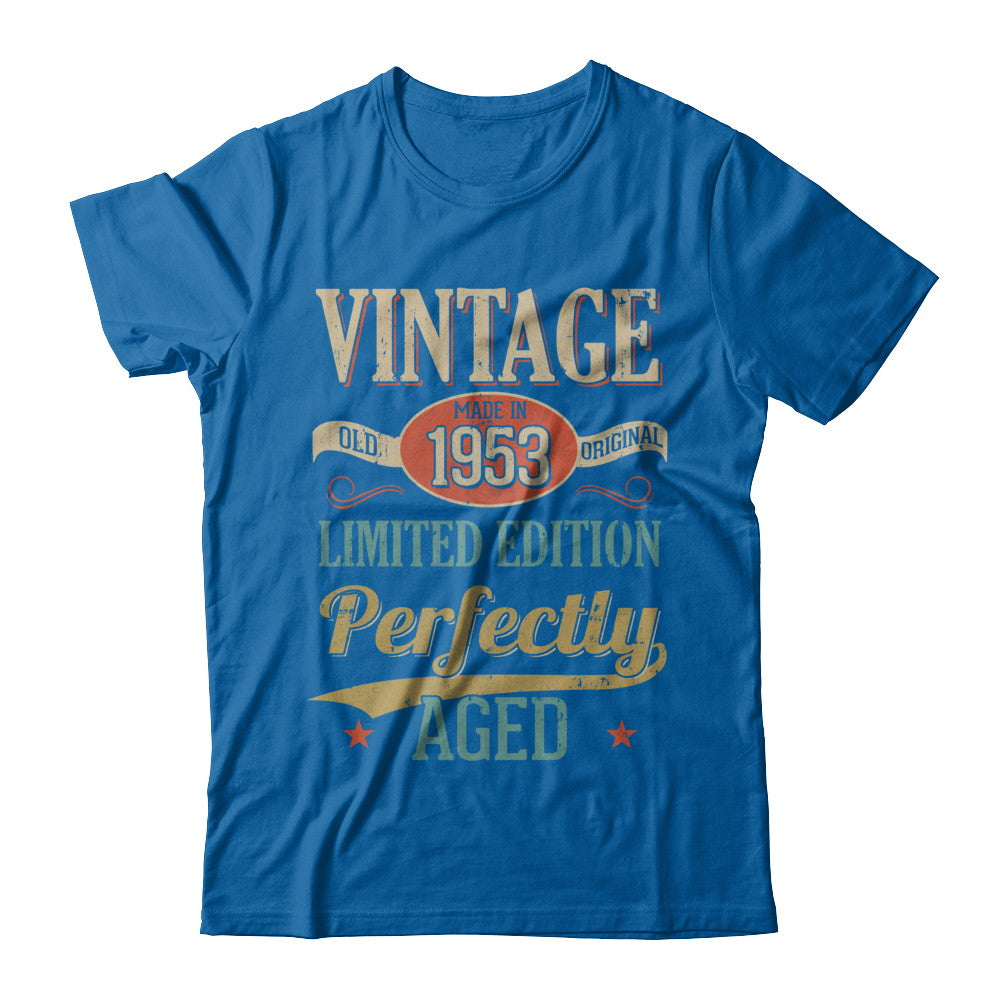 Vintage Premium Made In 1953 68th Birthday Gift Shirt & Hoodie ...