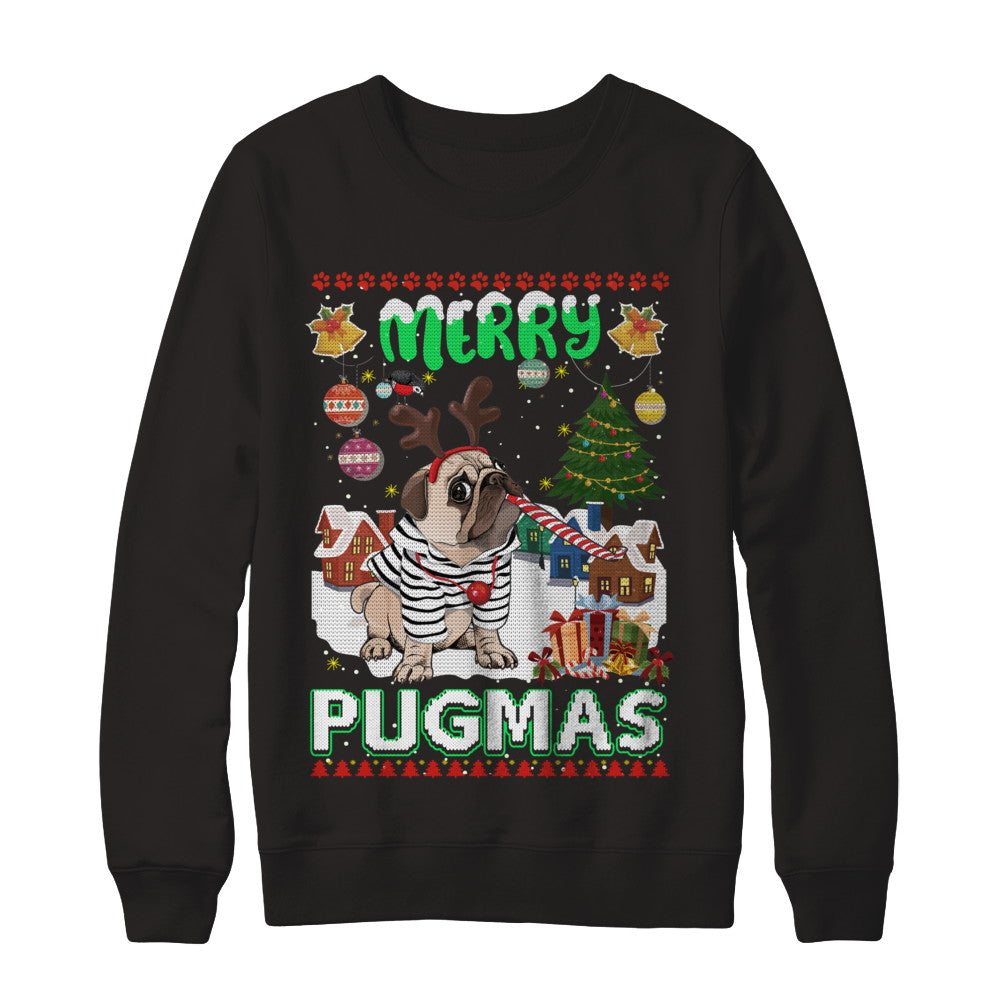 merry pugmas sweater