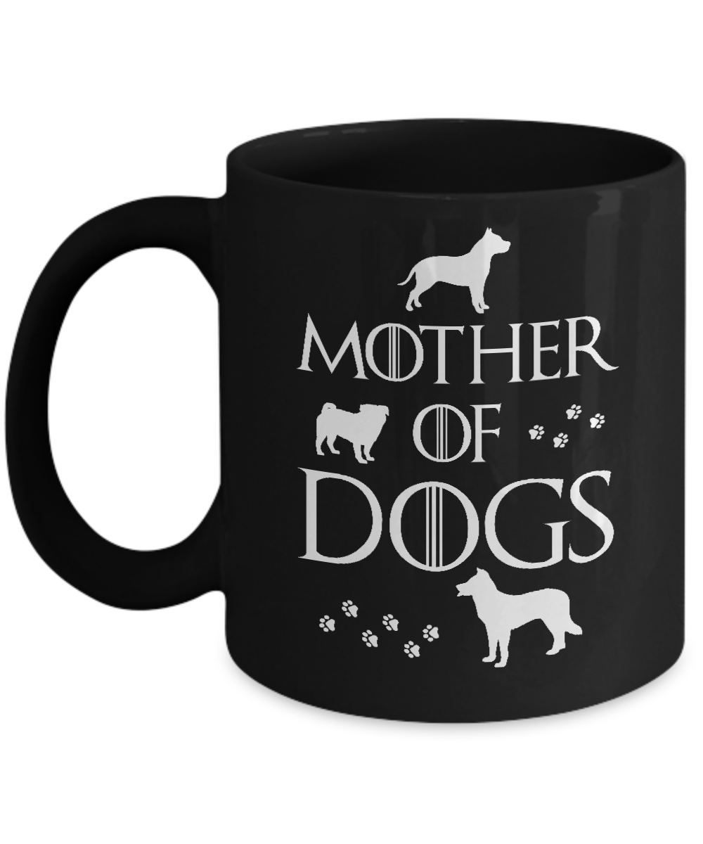 mother of dogs mug