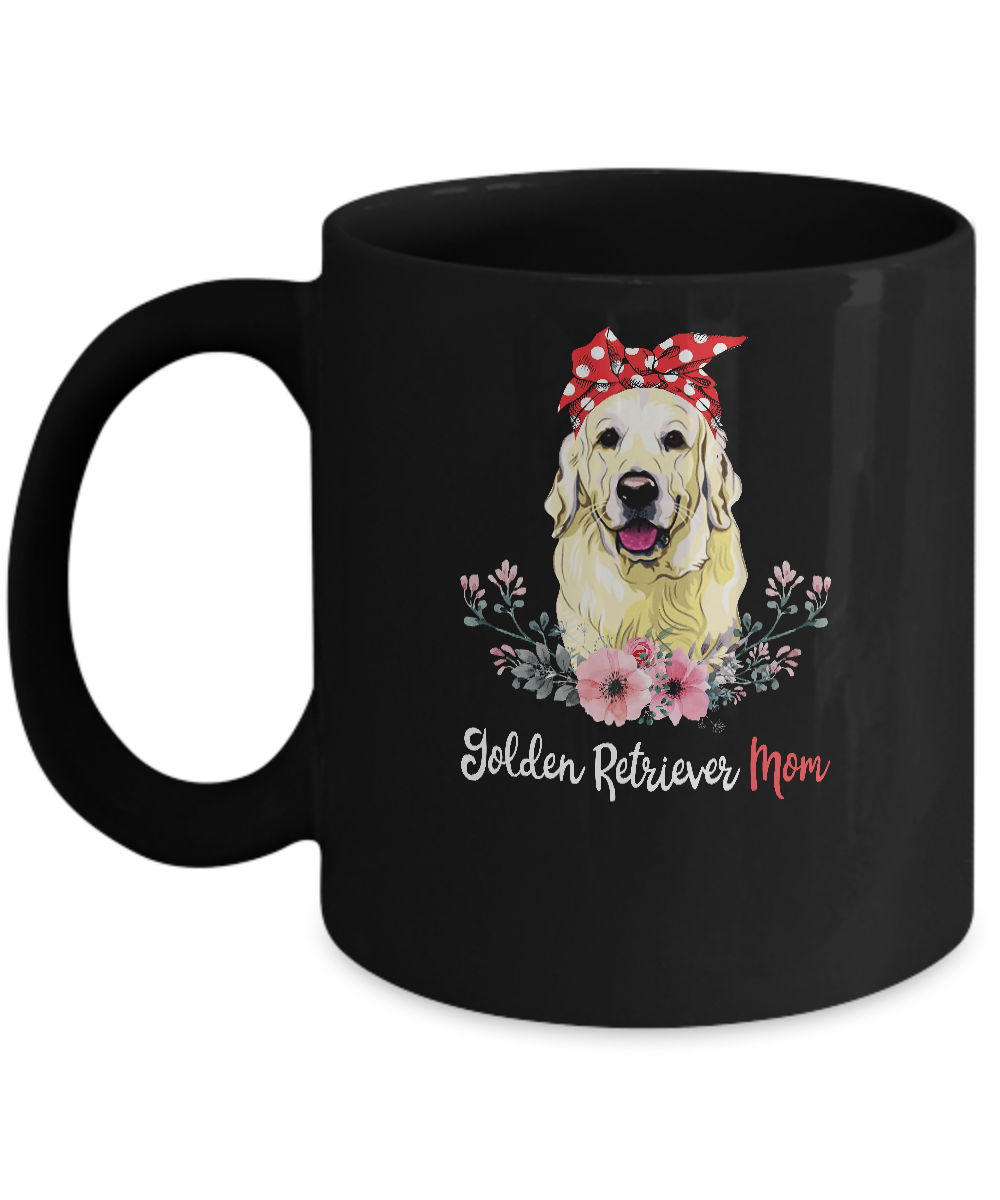 golden retriever mom mug