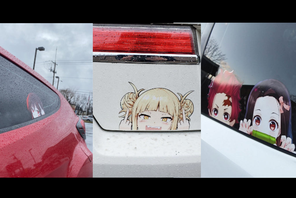 Husbando NSFW Anime Sticker Peeker for Car Decal, Bumper – Nekodecal