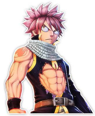 Fairy Tail Natsu Dragneel Name Anime Sticker by Anime Art - Fine