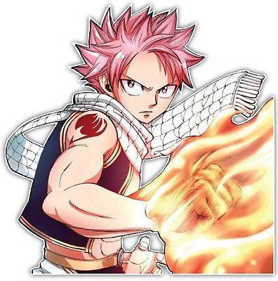 Fairy Tail Natsu Dragneel Name Anime Sticker by Anime Art - Fine