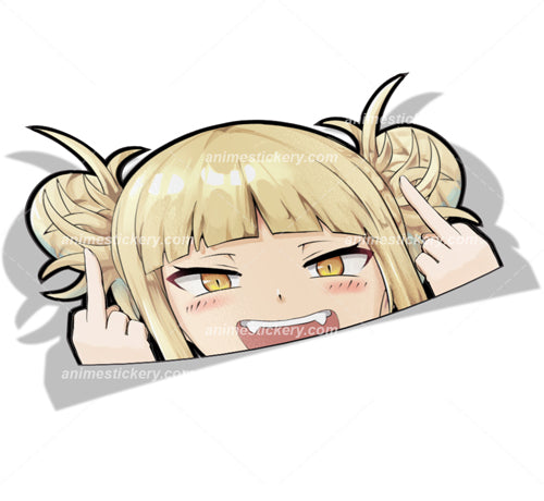 2pcs 51 Fox Waifu Peeking Anime Car Stickers India  Ubuy