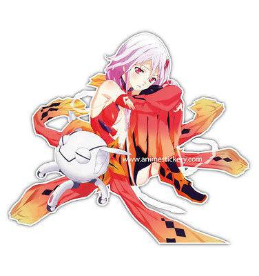 4 pcs big card promo Guilty Crown anime Yuzuriha Inori Gai Daryl