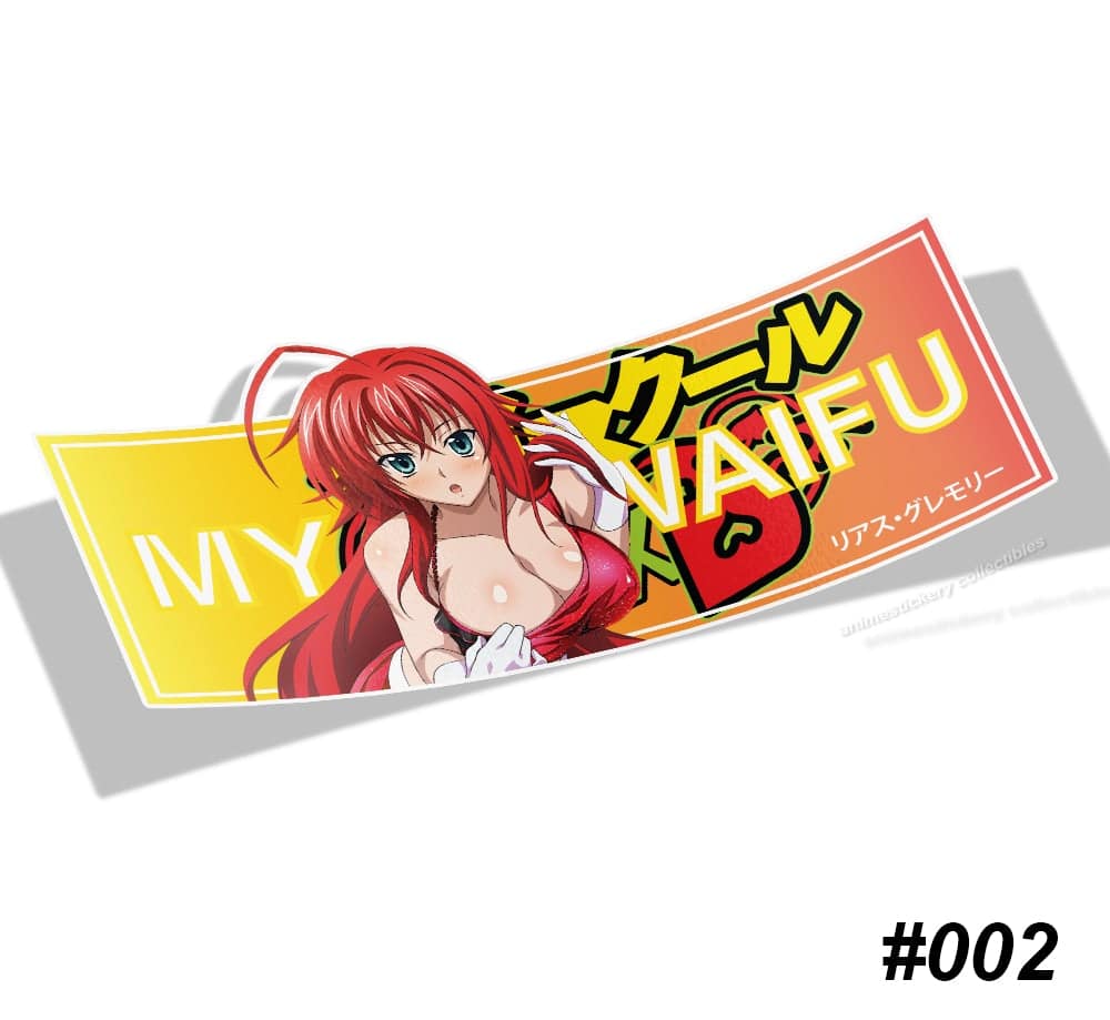 Depressed Anime Sad Girl Waifu Slap Sticker Vinyl Sticker Car