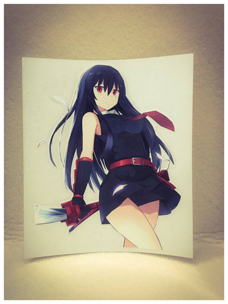 Leone Akame Ga Kill 01 Weatherproof Anime Sticker 6 Car Decal