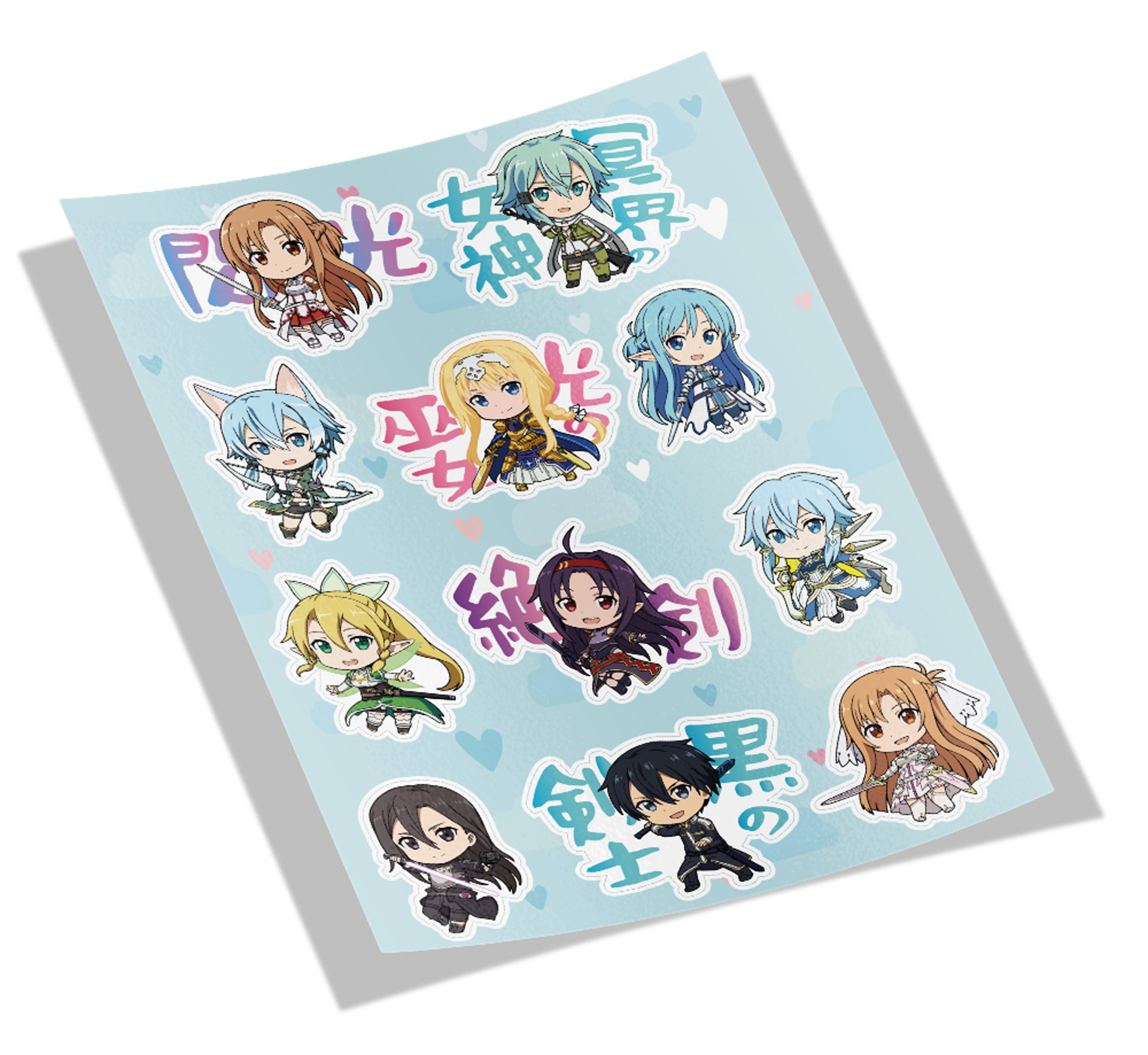 Anime Stickers Stickers and Decal Sheets  LookHUMAN