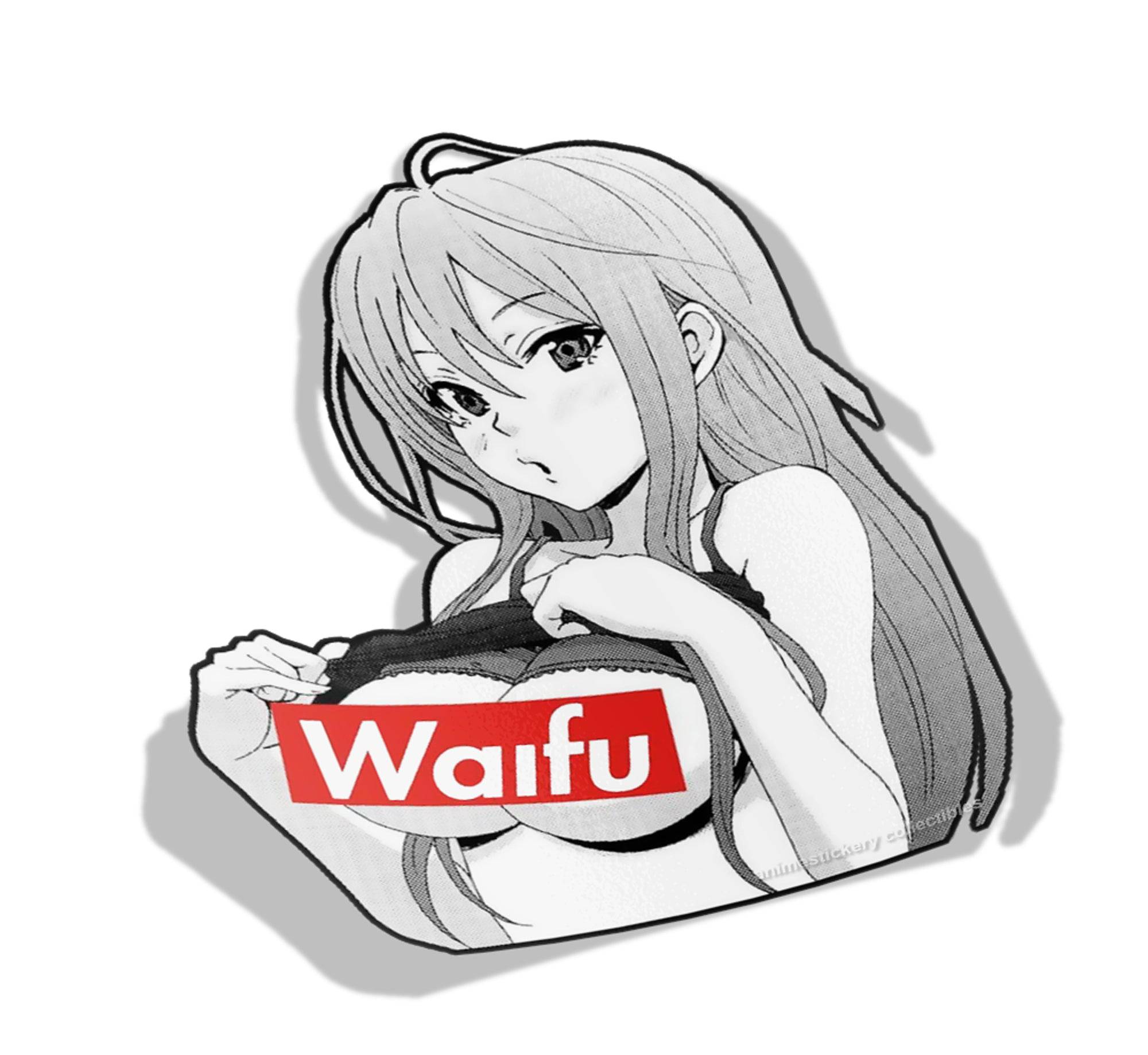 Waifu Material | Vinyl Car Window | Anime Stickery Online