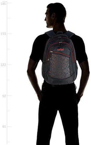 safari red backpack