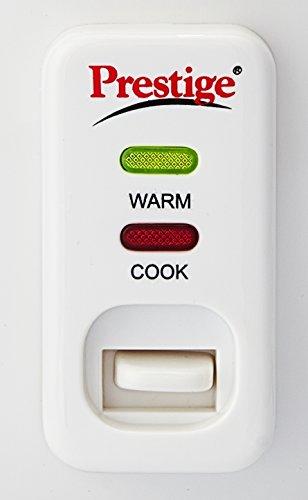Prestige PRWO 1.8-2 700-Watt Electric Rice Cooker Credit card size Mobile Phone India design mark for prestige