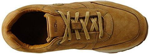 woodland men's camel leather sneakers