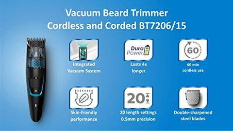 philips trimmer bt7206