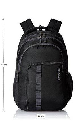 american tourister black backpack