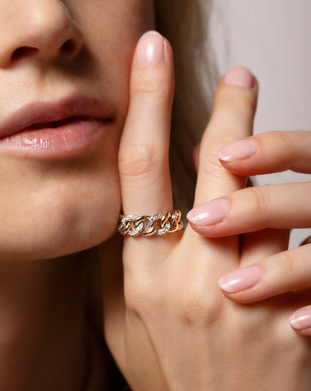 Link Chain Ring Gold Ring Silver Ring Men Ring Women Ring Stacking Rings  Unique Ring Unique Jewelry Diamond Ring Diamond Jewelry Gift - Etsy