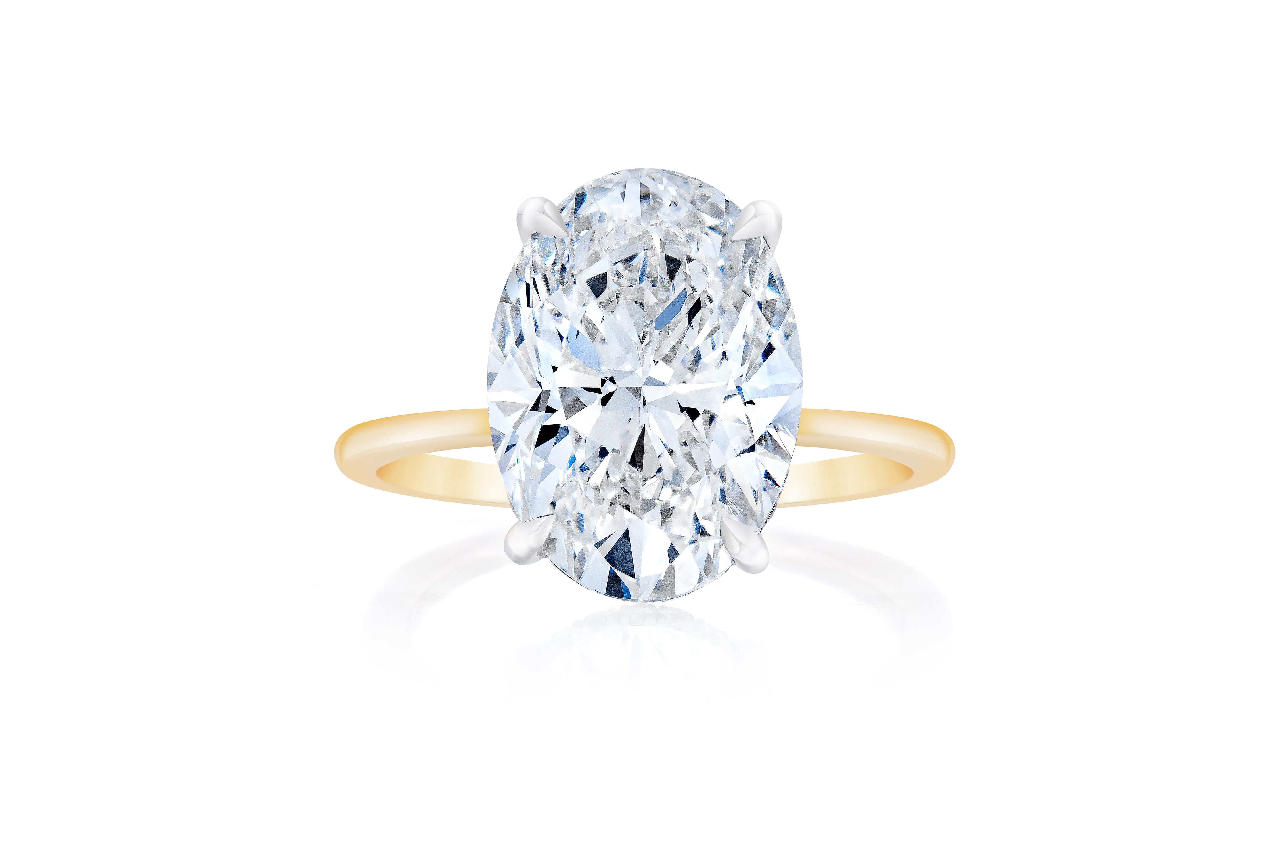 Three Stone Diamond Gold & Platinum Rings – Robert Feather Jewellery