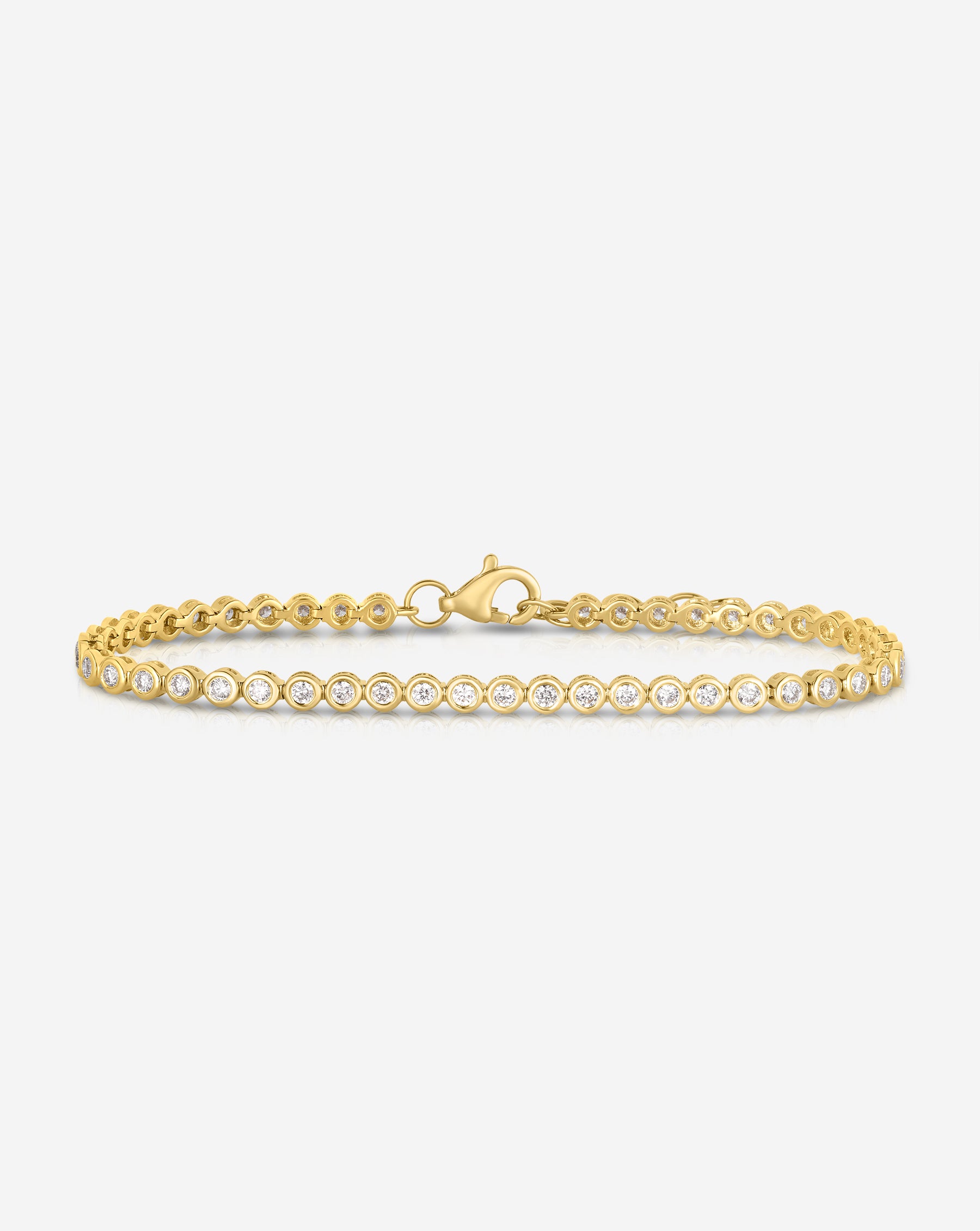 Buy 18K Gold Plated Cubic Zirconia Trendy Tennis Bracelet Set For Women |  White Gold, Yellow Gold & Rose Gold Bracelets Jewelry Gift For Girls,  Teens, Ladies, Wife, Mother, Sister, 5