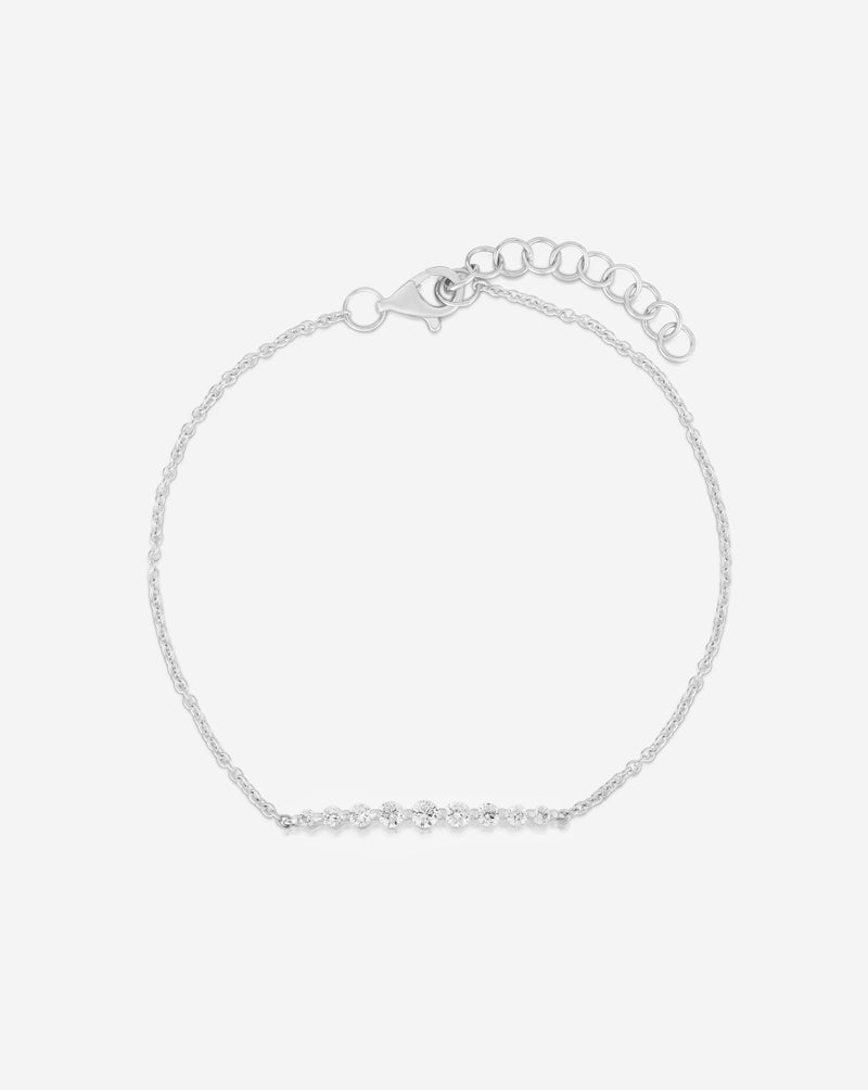 Graduated Single Prong Diamond Bracelet – Ring Concierge