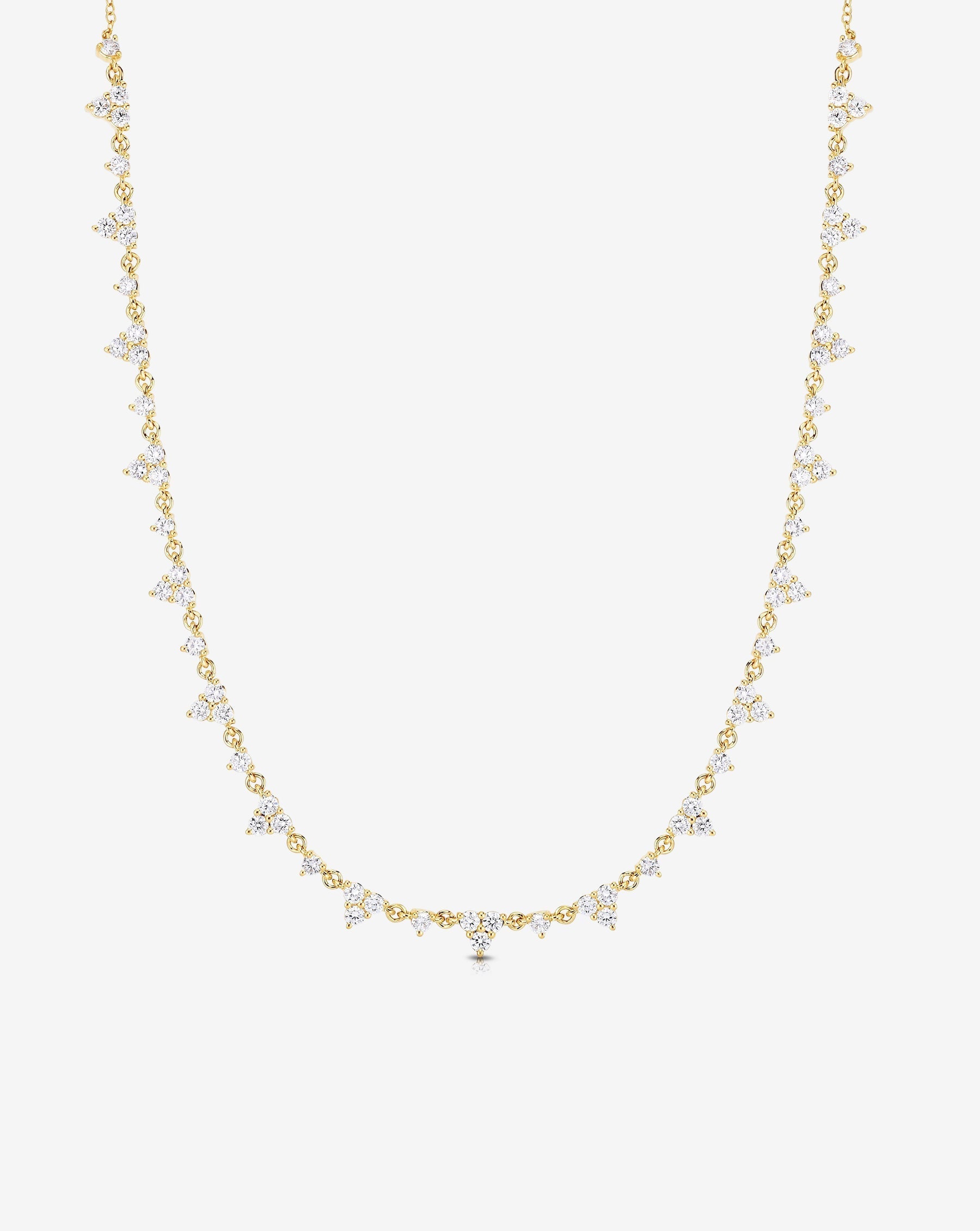 Trio Diamond Layering Necklace 14K