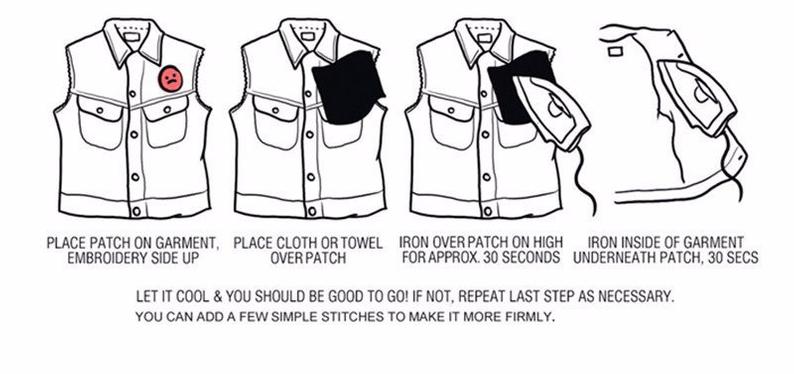 How To Iron On Patches – Vagabond Heart