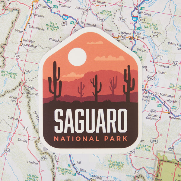 Saguaro NP Landscape Banner Patch - WNPA