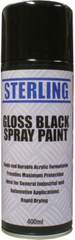 black gloss spray paint