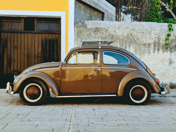 old vintage vw beetle