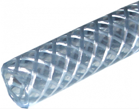 clear pvc braided tubing