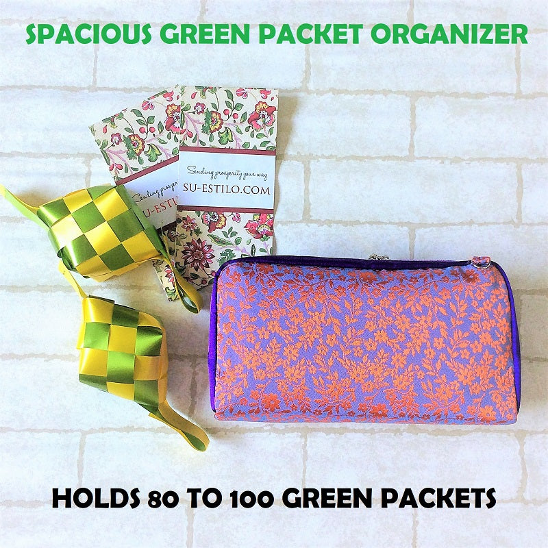 Spacious Green Packet Organizer