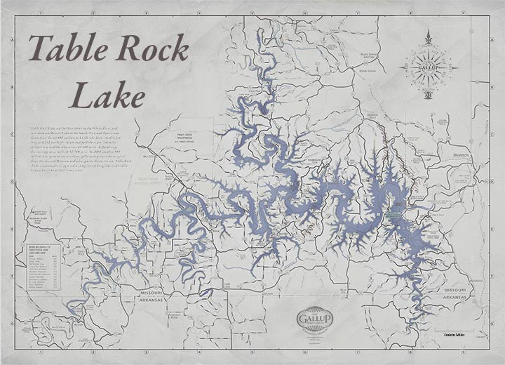 Map Of Maine Coastal Table Rock Lake Map - vrogue.co