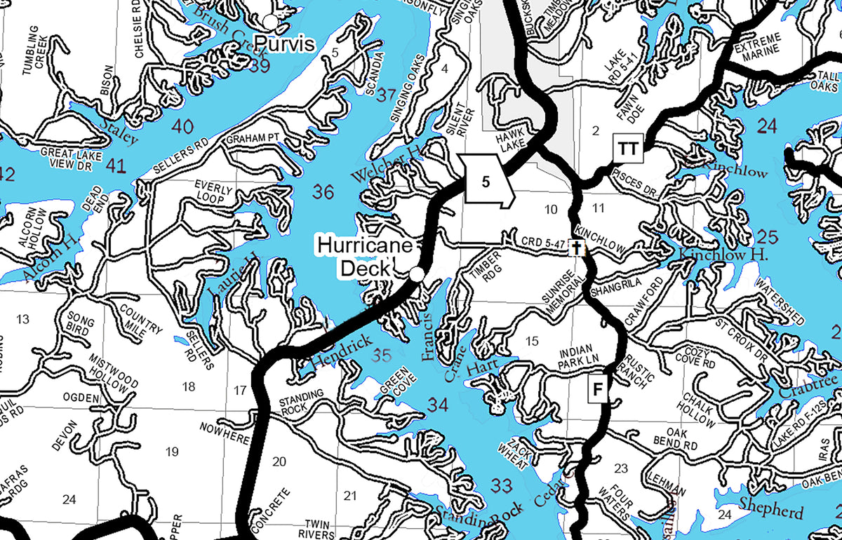 Lake Of The Ozarks Chart For The Boat Gallup Map   Boatmapforlotofinalcropweb 1200x 