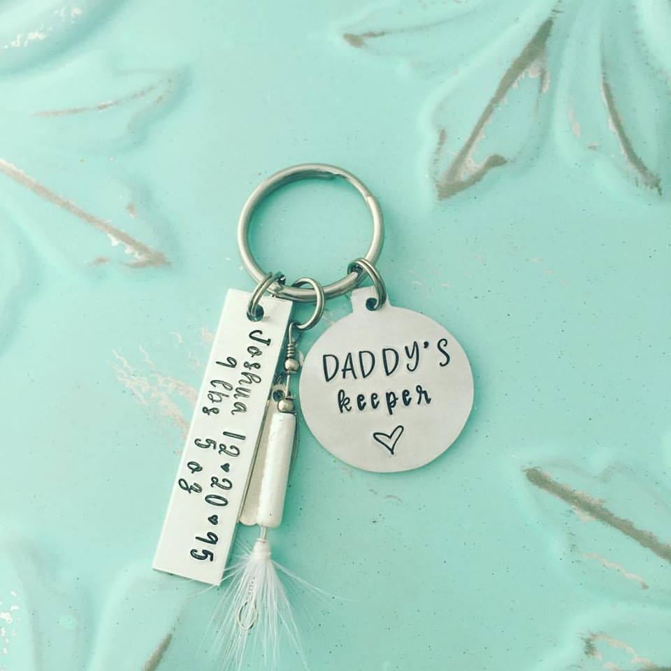 fathers day key chain