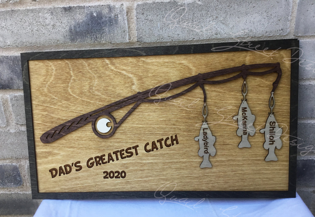 Download We're Hooked On Daddy Dad Grandpa - Fishing - Personalized ...