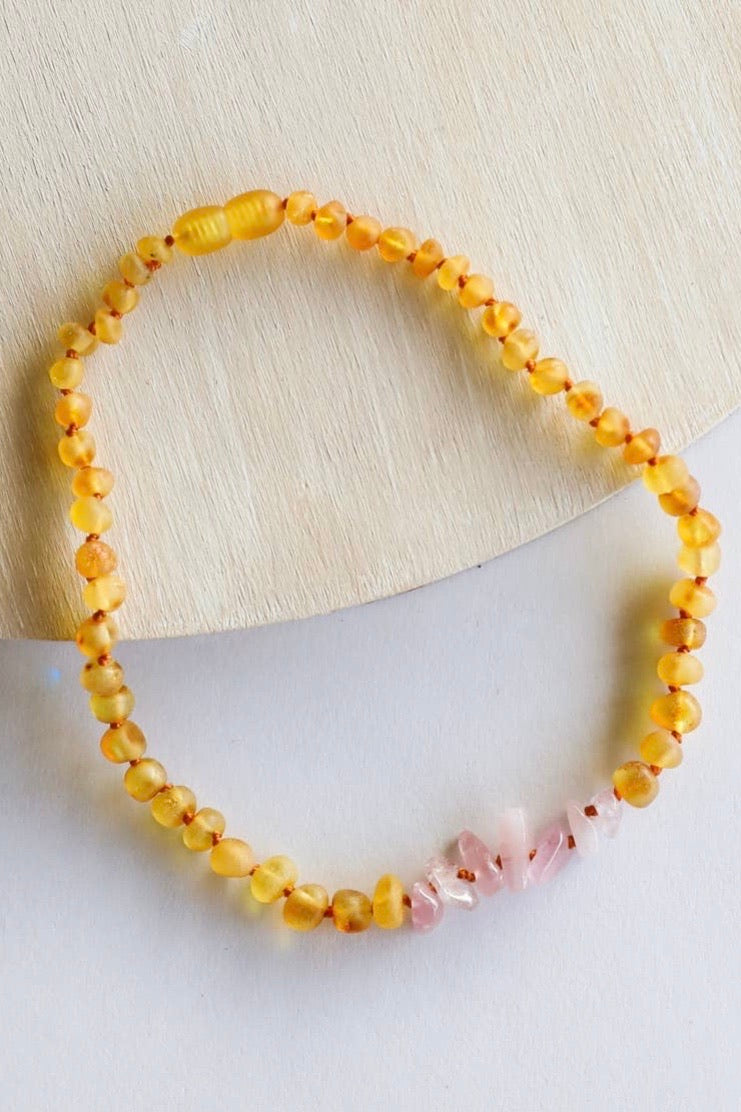 honey amber necklace