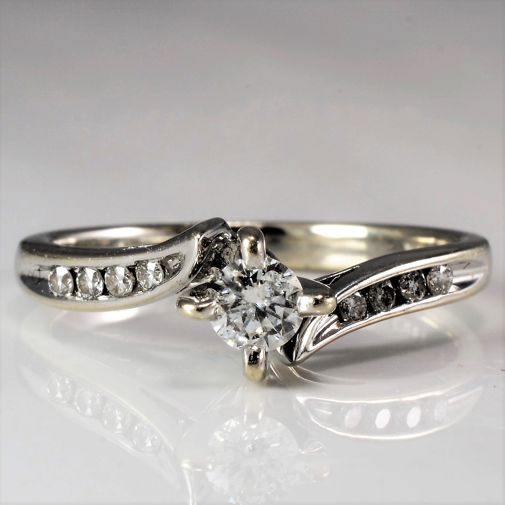 Bypass Diamond Engagement Ring | 0.23 ctw, SZ 5.75 |