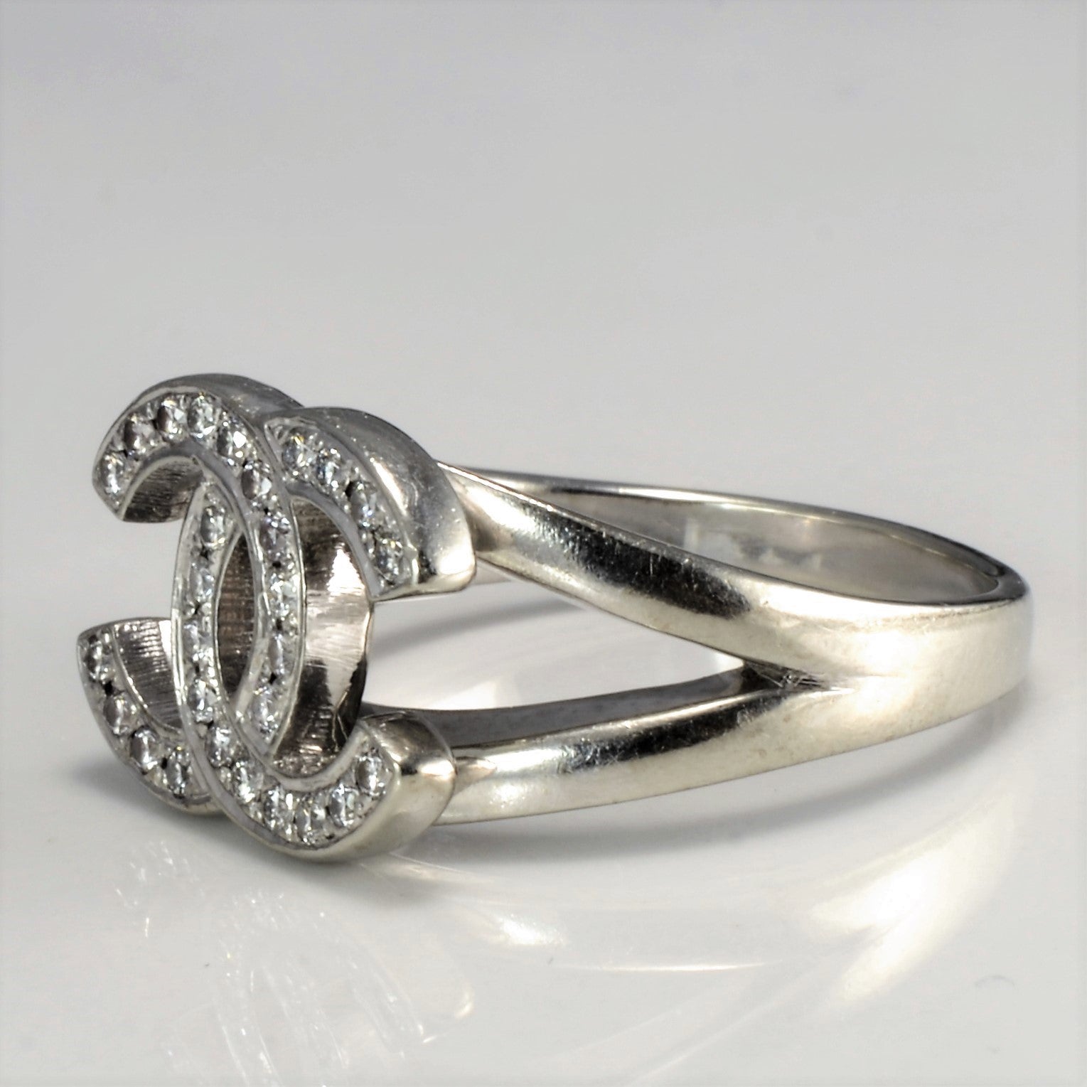 Chanel Inspired Ring | 0.28 ctw, SZ 7.25 | – 100 Ways