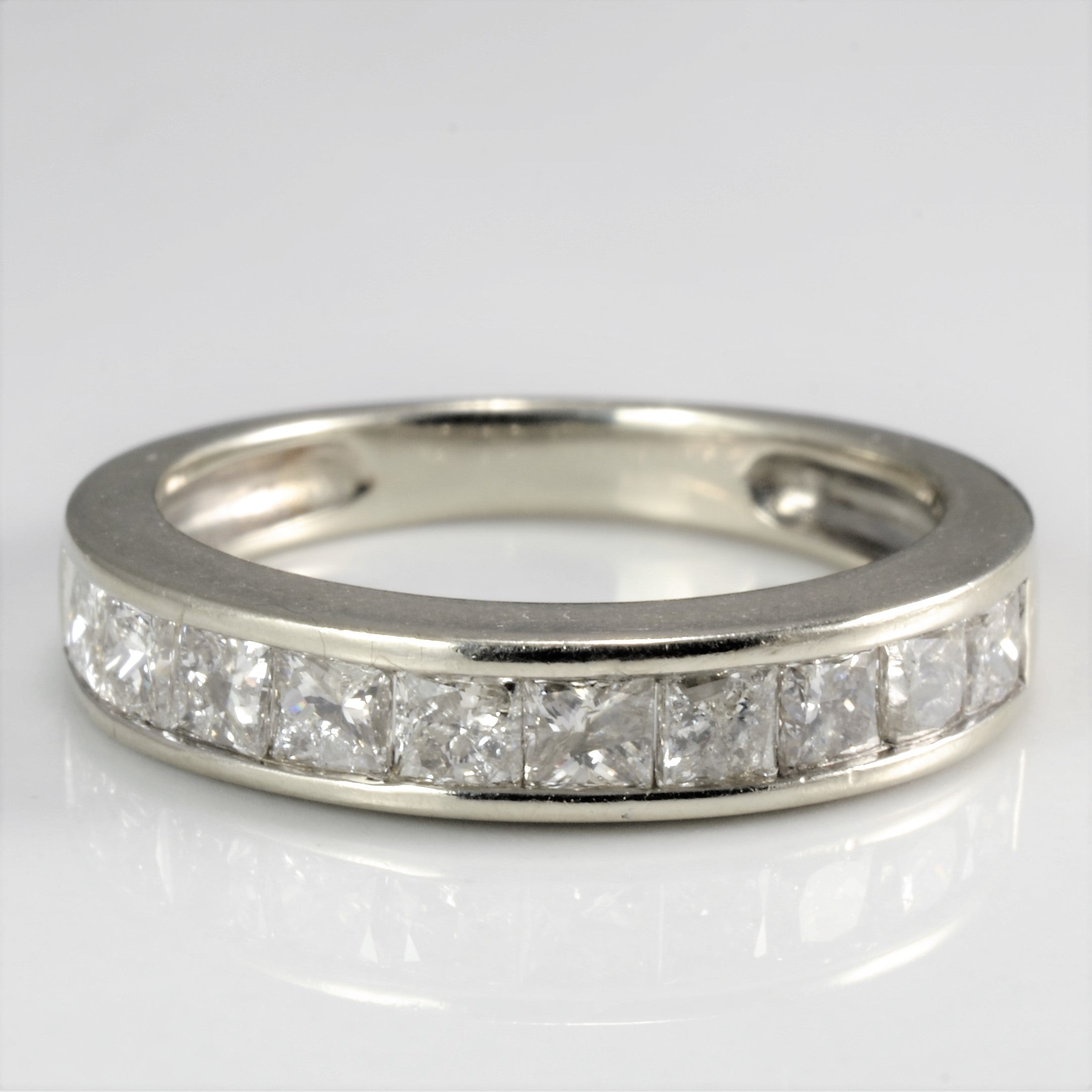 Channel Set Princess Diamond Band | 0.85 ctw, SZ 5.75 | – 100 Ways