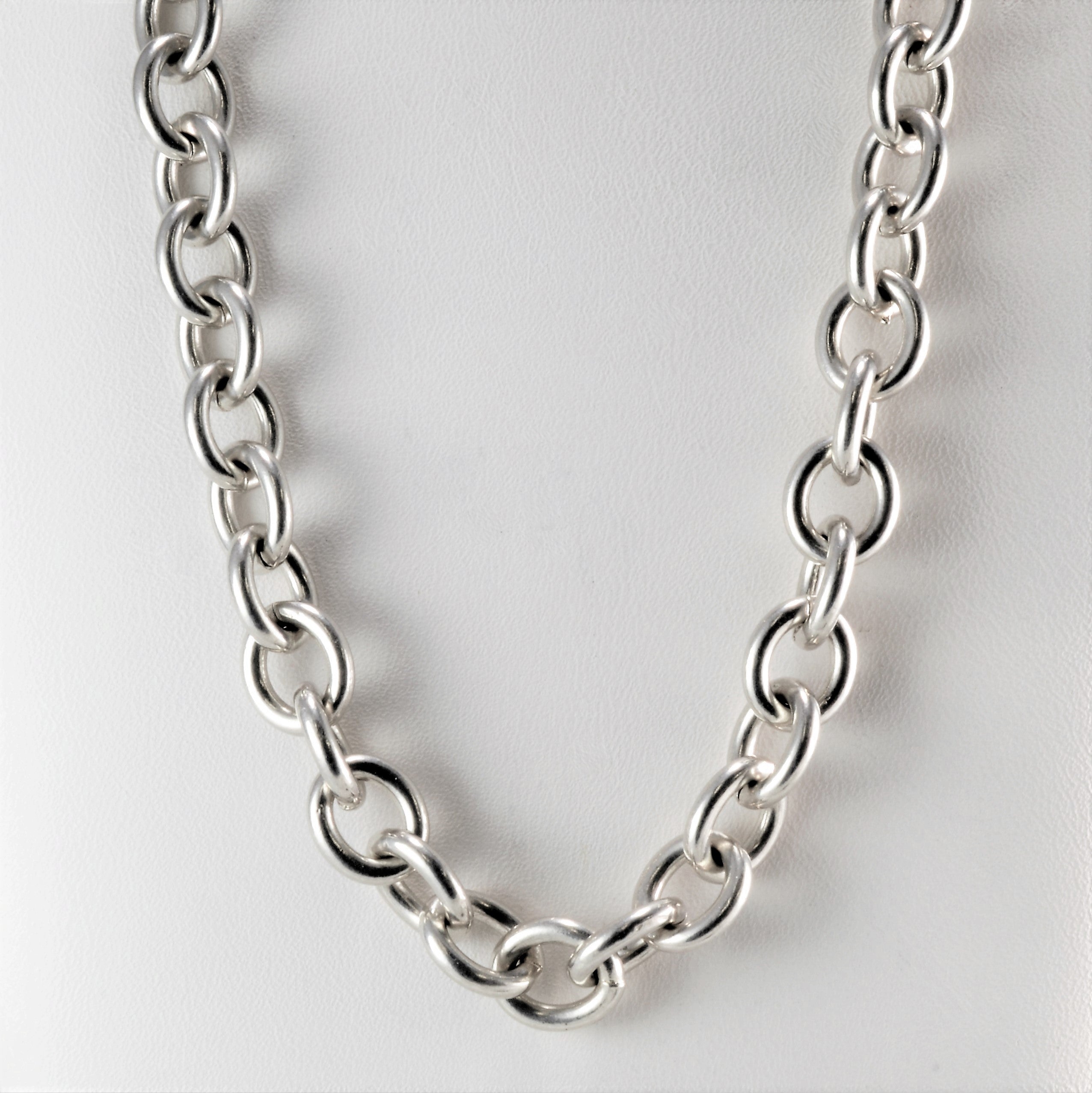 tiffany silver link necklace