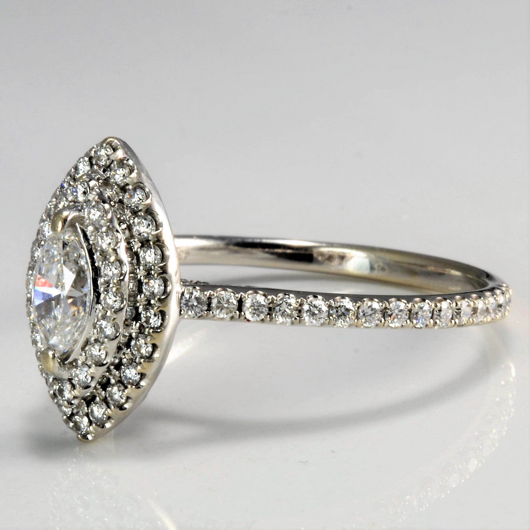 michael hill oval engagement ring