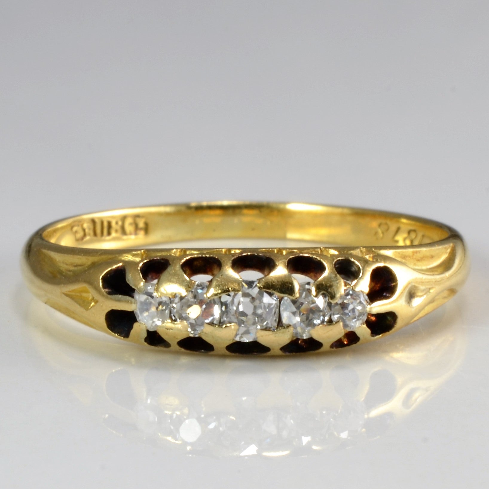 Circa 1878 Victorian Era Diamond Ring | 0.25 ctw, SZ 7.75 |