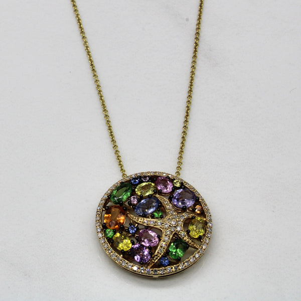 Effy Mosaic 14K Yellow Gold Multi Gemstone Station Necklace, 27.50 TCW –  effyjewelry.com