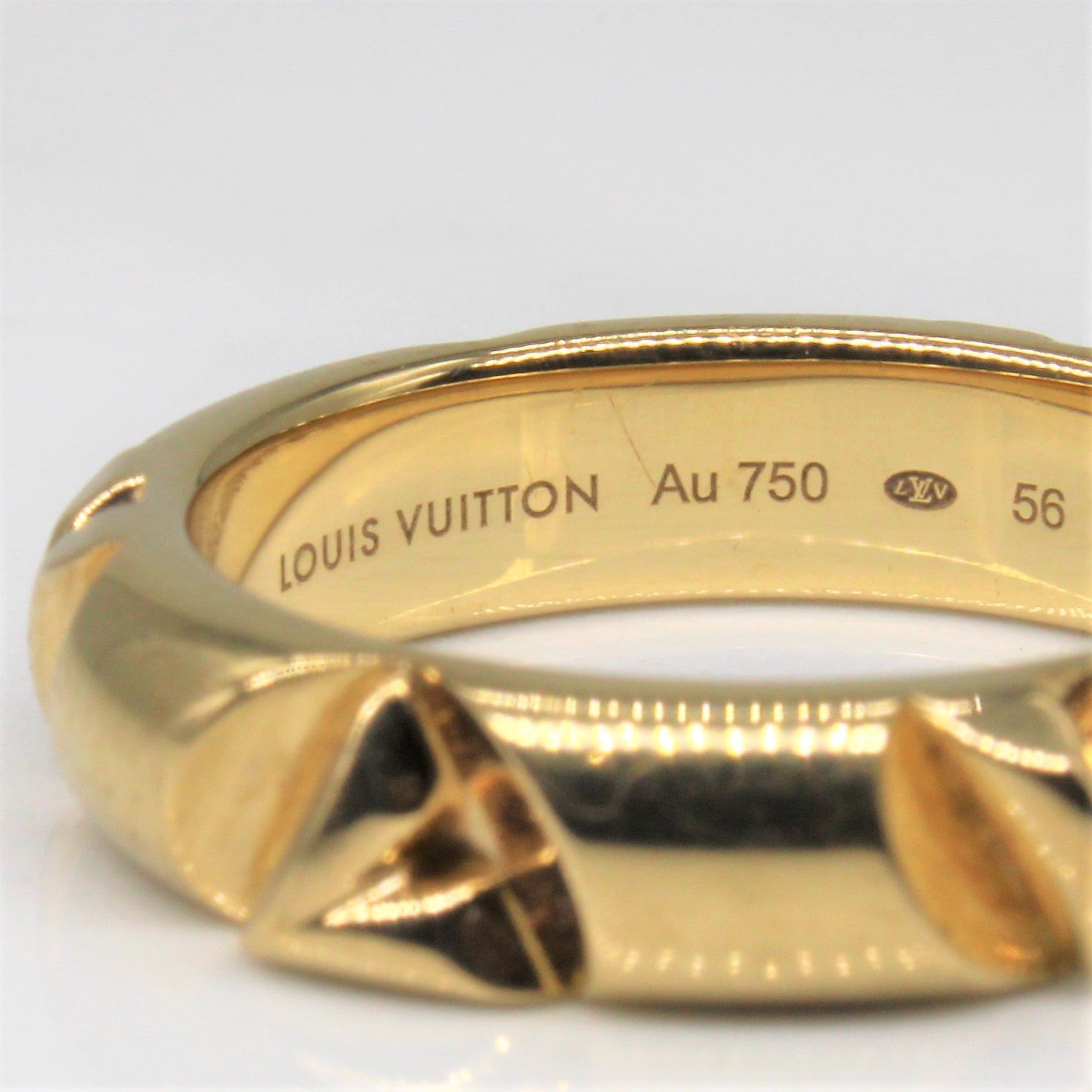 Louis Vuitton Lv volt multi ring, white gold (Q9O63A)