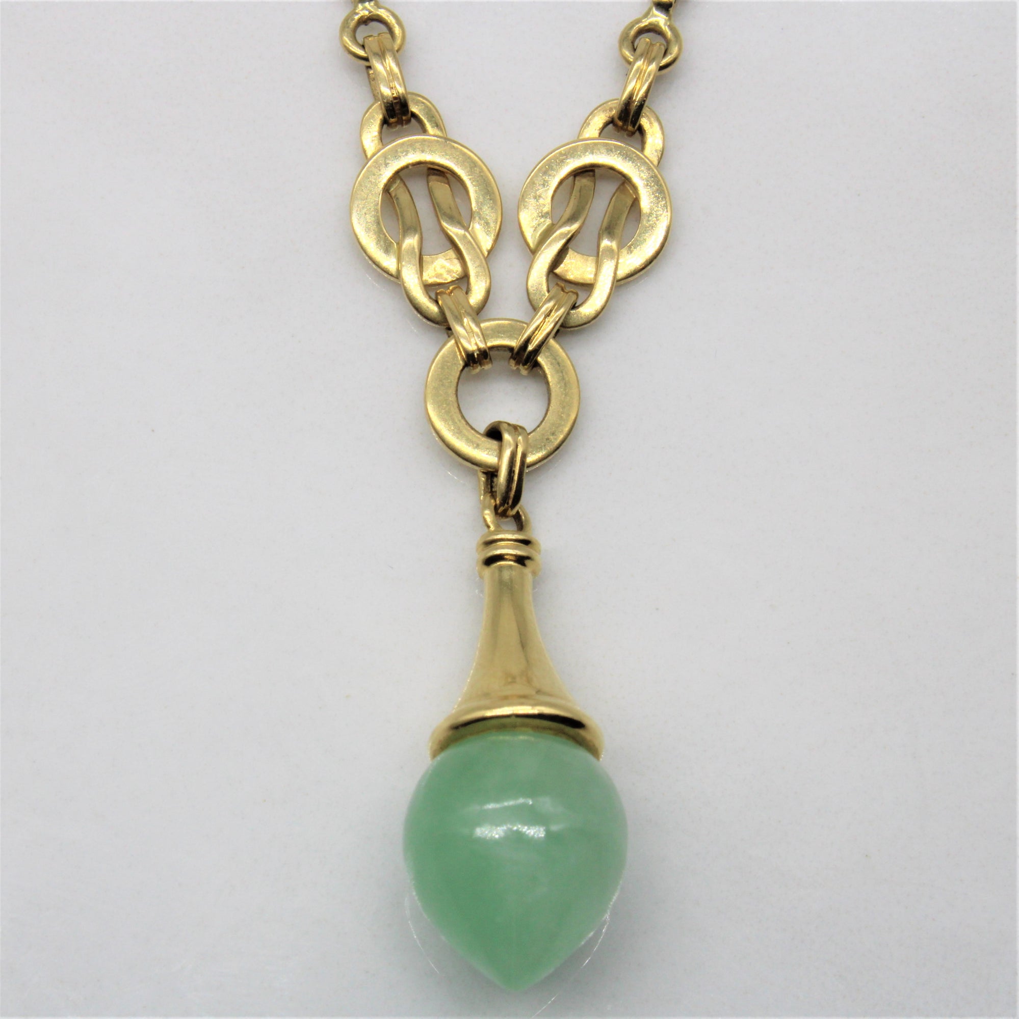 Links Of London Jadeite Drop Earrings Necklace 5 00ctw 4 00ct 100 Ways