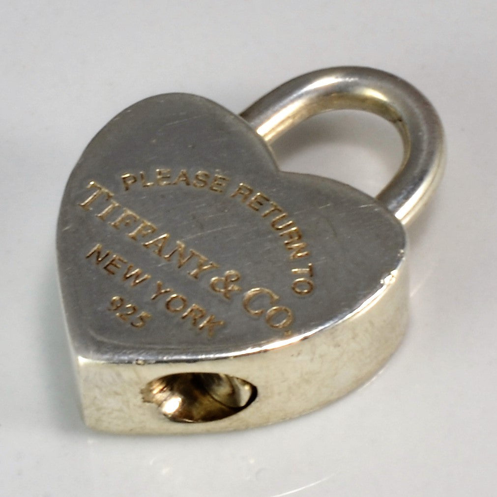 tiffany heart lock charm